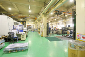 工場内の金型設計・製作エリア